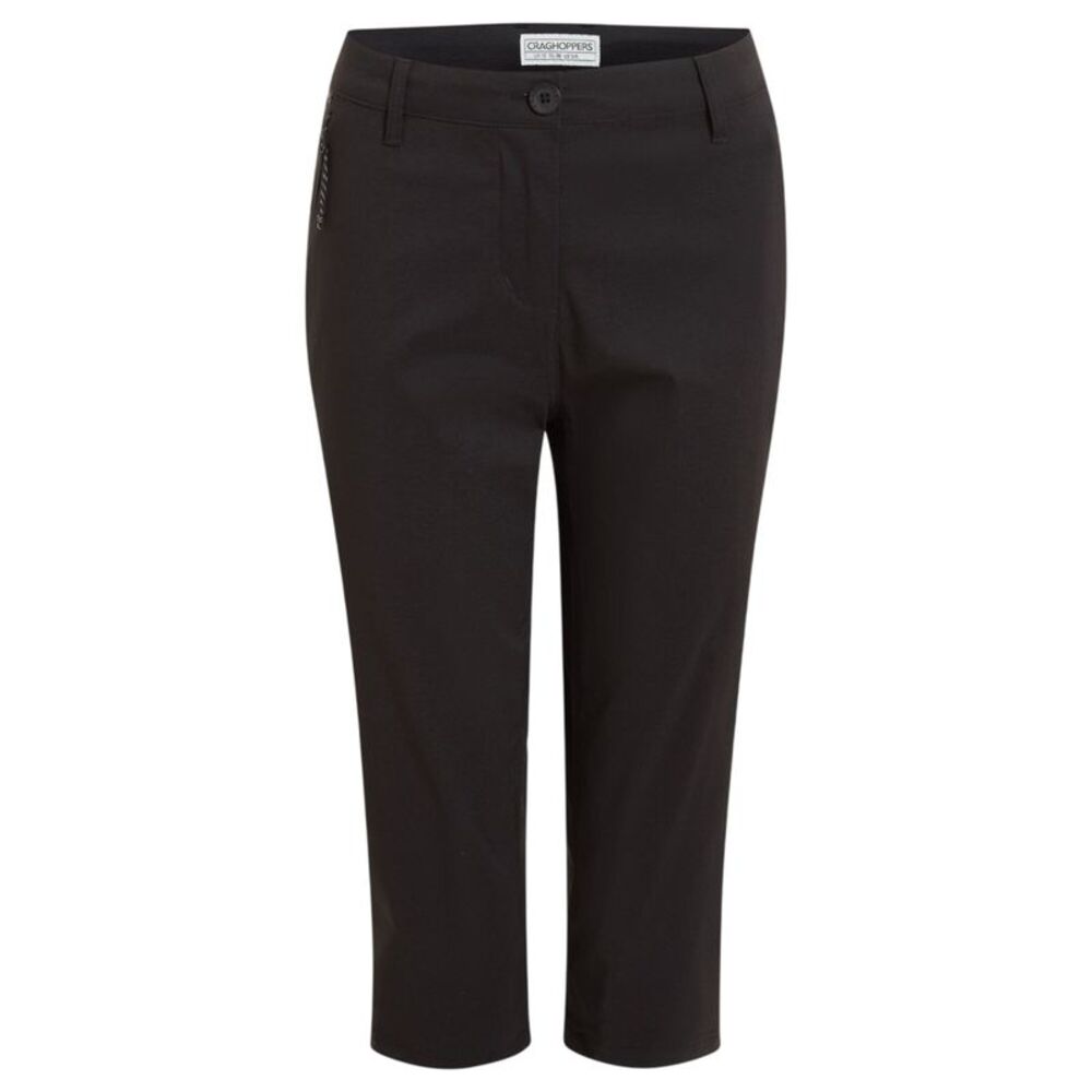 Craghoppers Womens/Ladies Kiwi Pro III Cropped Trousers / Black